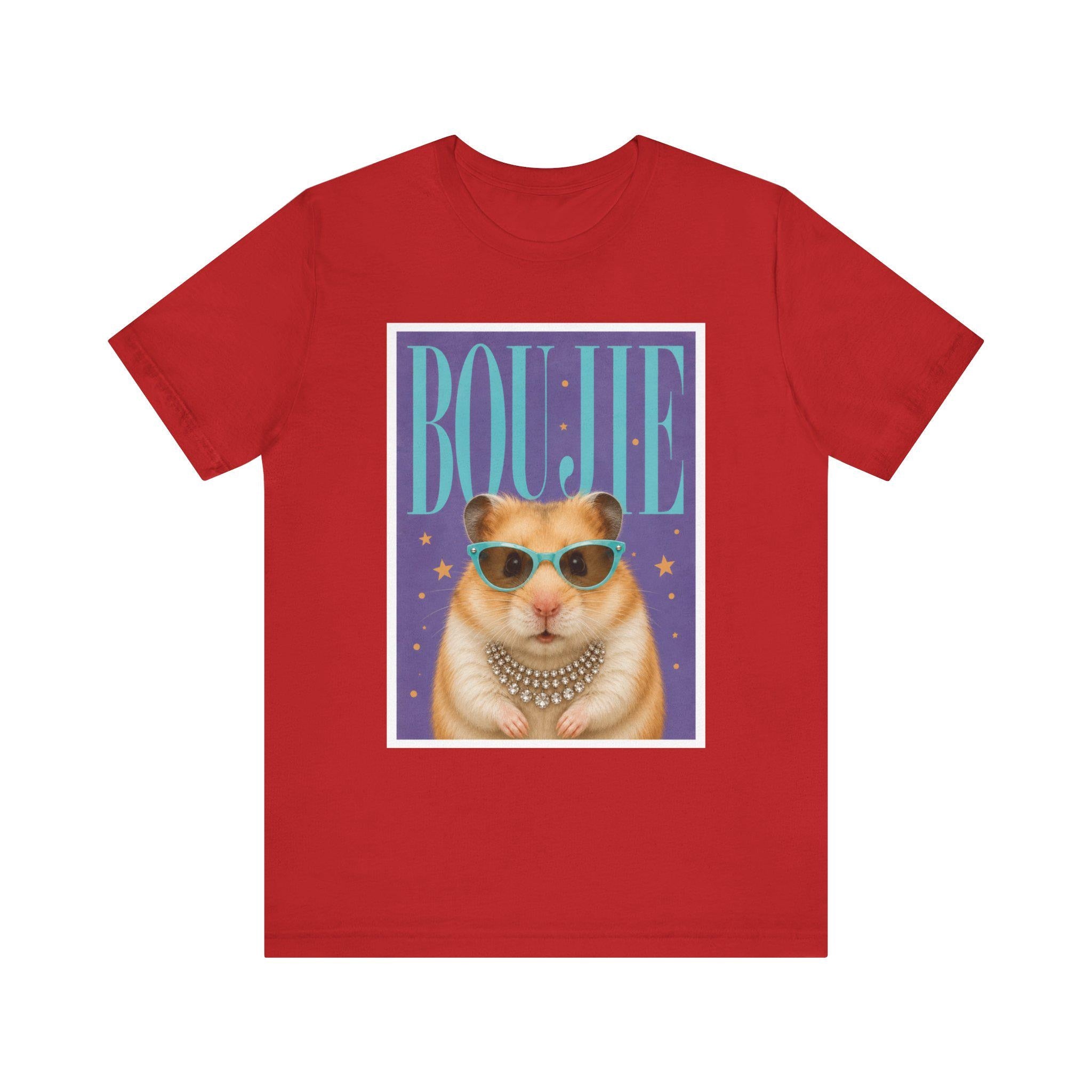 Boujie Hamster Portrait T-Shirt | Pampered Rodent Graphic Tee, Excellent Gift!