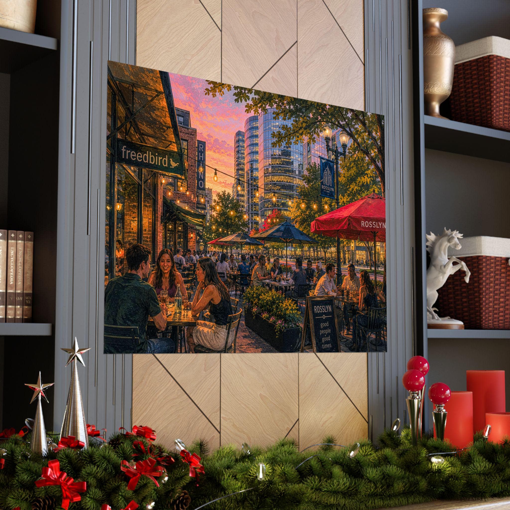 Rosslyn Virginia Wall Art Printable | Northern Virginia Sunset Print | DC Area Cityscape Photography | Digital Download