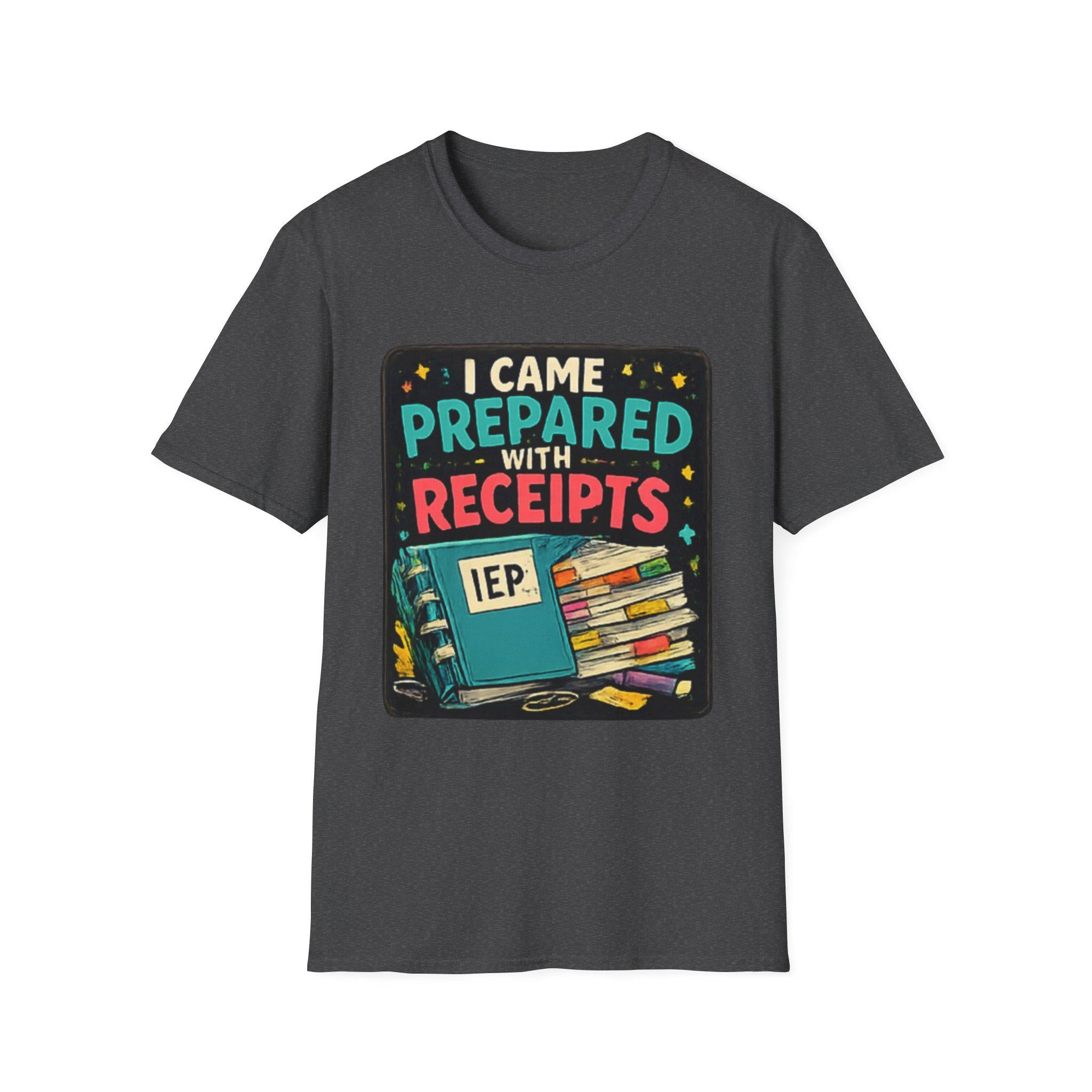I Came Prepared With Receipts T-Shirt | Funny Accountant Bookkeeper Tee