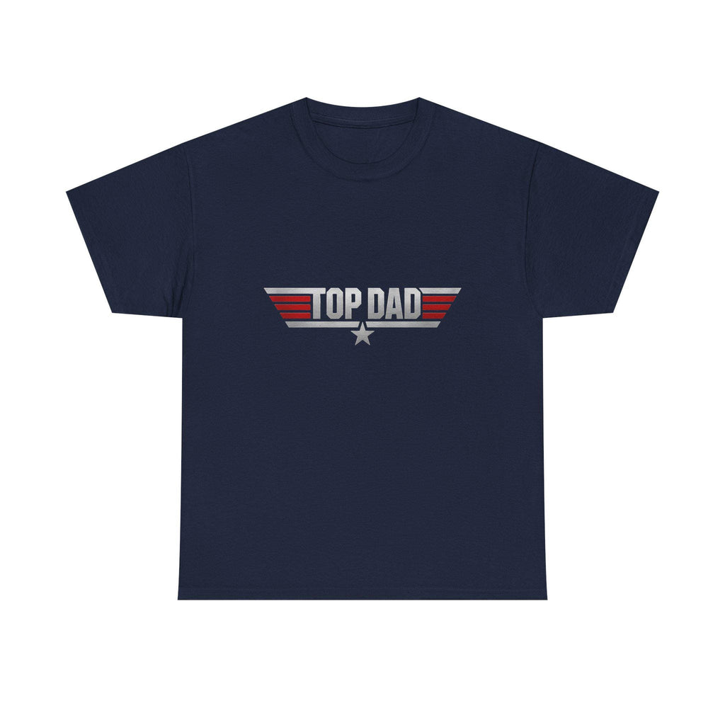 Top Dad retro wings Tee | Father graphic shirt, military star logo, Excellent Gift!