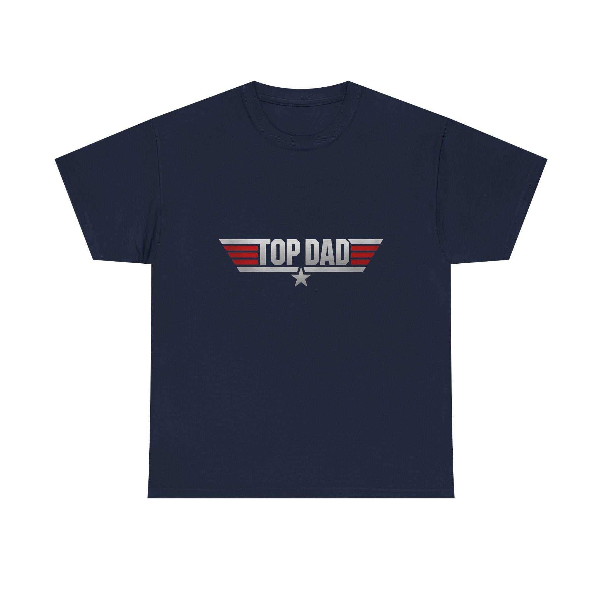 Top Dad retro wings Tee | Father graphic shirt, military star logo, Excellent Gift!