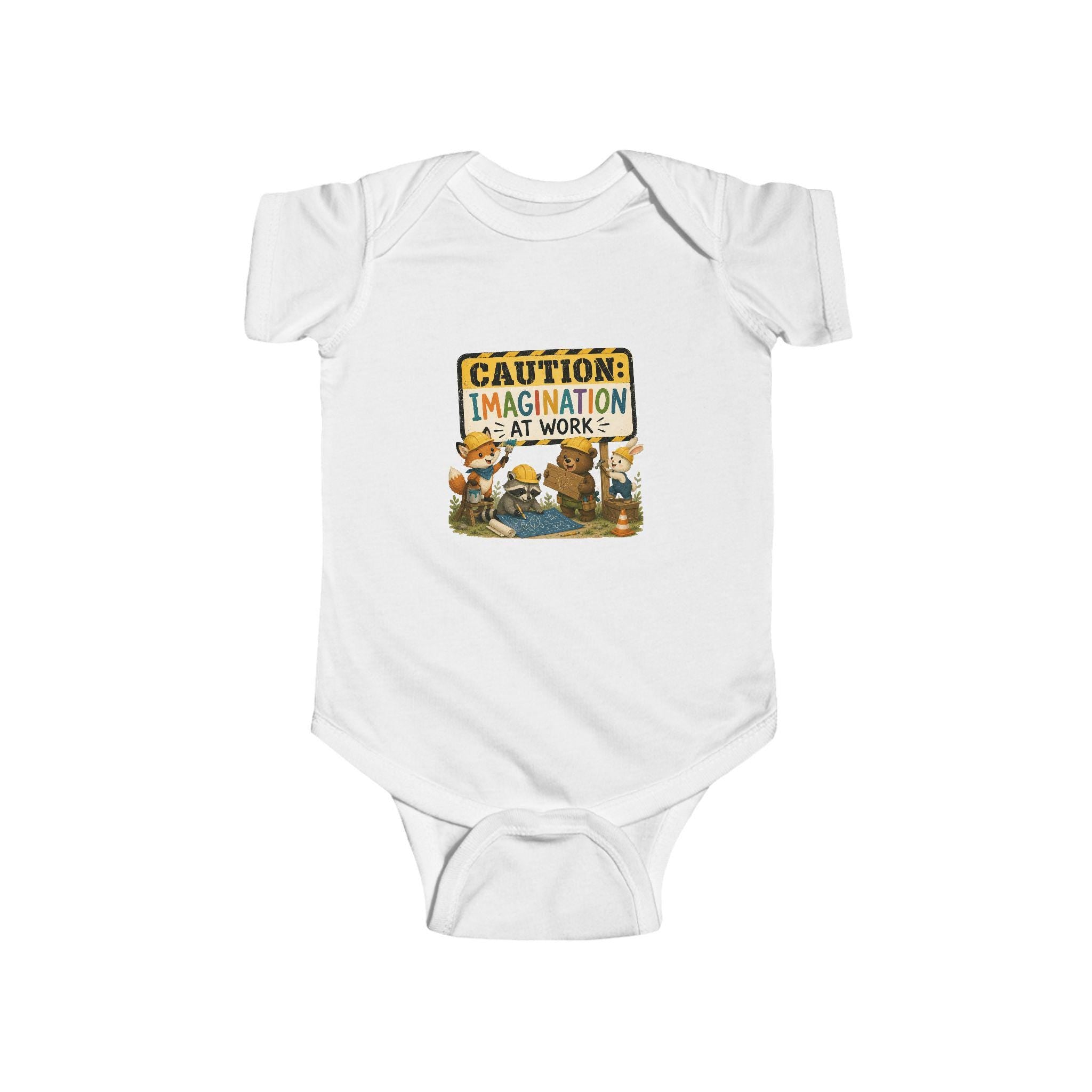 Infant Bodysuit | Woodland Animals Imagination Design, Combed Cotton, Excellent Gift!
