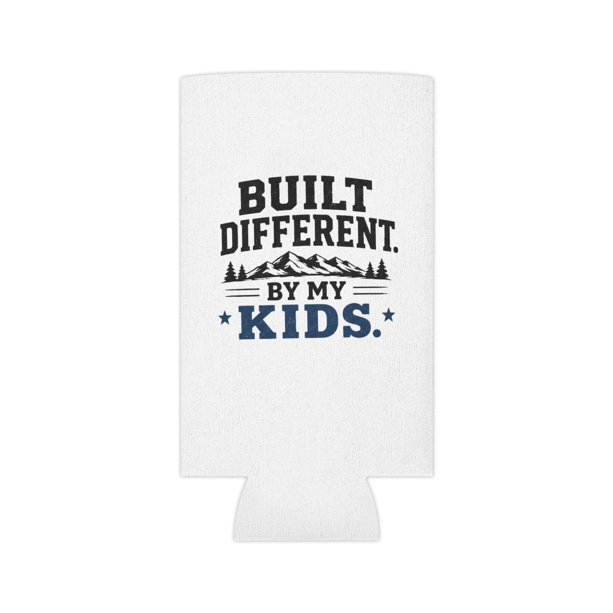 Built Different Can Cooler | Mountain Dad Humor Koozie, Excellent Gift!