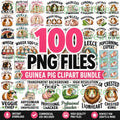 100 Guinea Pig PNG Bundle, Guinea Pig Clipart Bundle, Cute Guinea Pig Designs, Commercial Use PNG, Sublimation Designs, POD Graphics