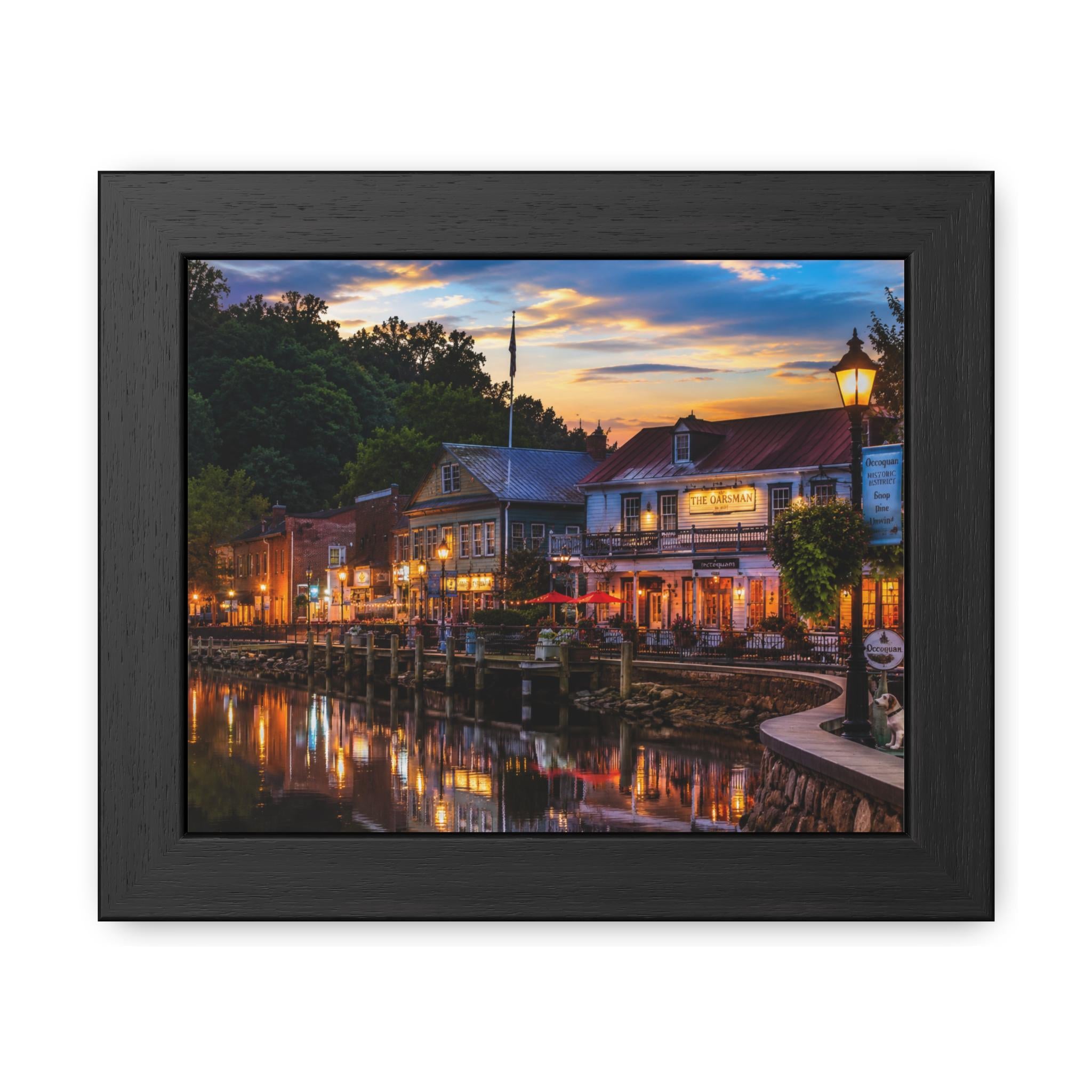 Occoquan Historic District Waterfront Print | Virginia River Town Photography (Digital Download), Excellent Gift!