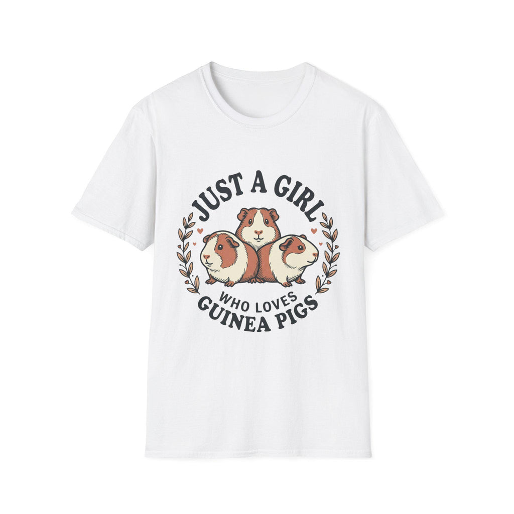 Guinea Pig Lover T-Shirt | Hand-Drawn Cavy Illustration, Cozy Pet Apparel, Excellent Gift!