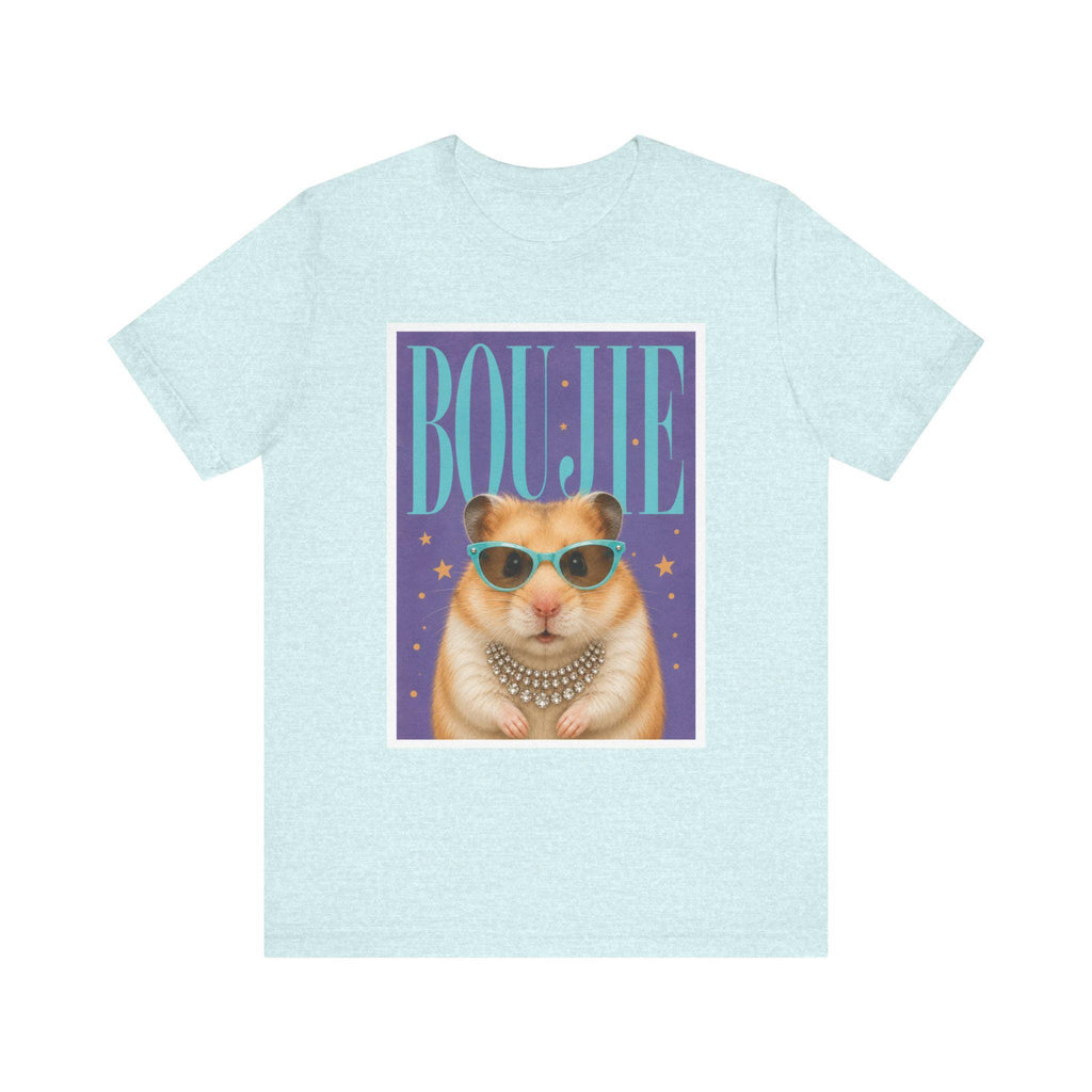 Boujie Hamster Portrait T-Shirt | Pampered Rodent Graphic Tee, Excellent Gift!