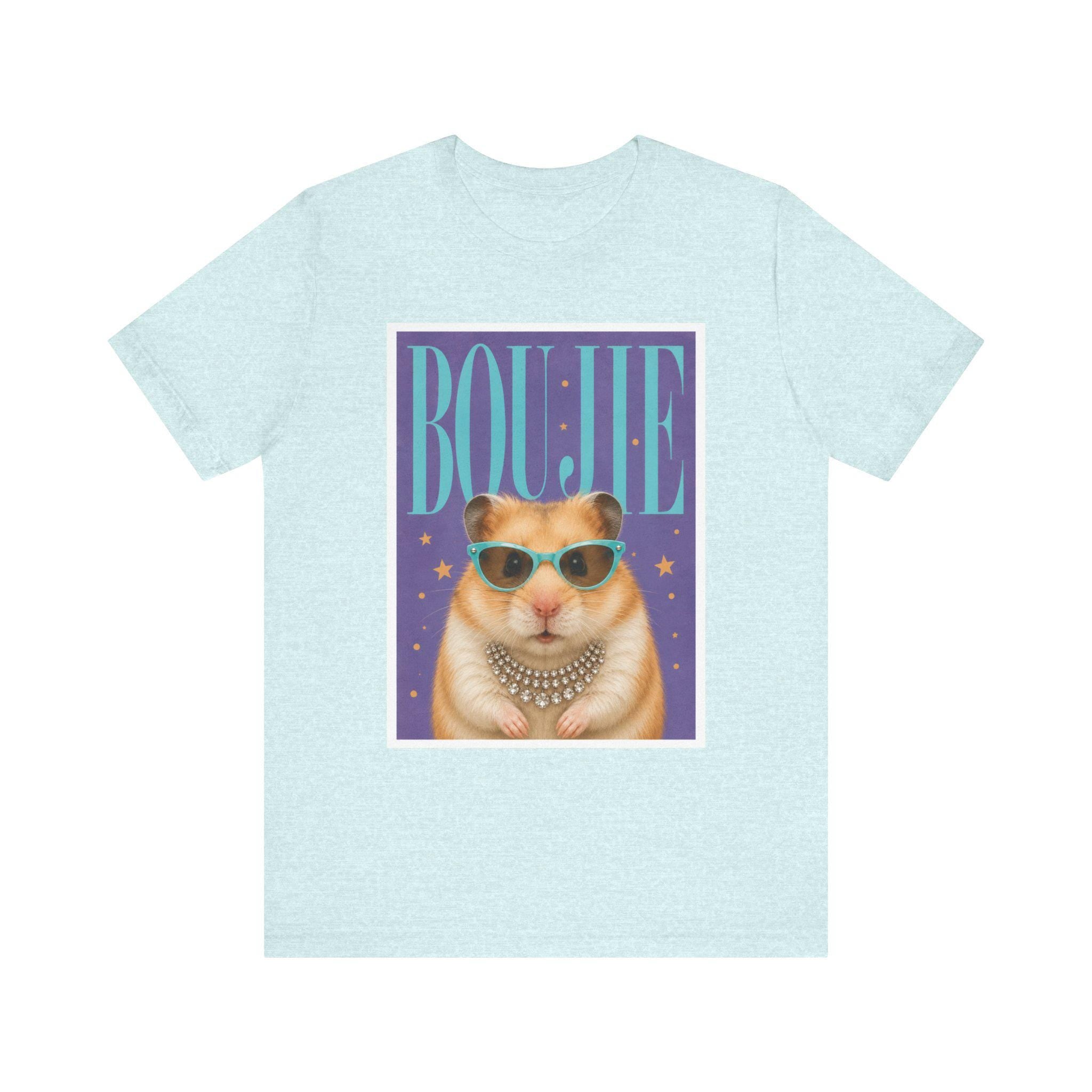 Boujie Hamster Portrait T-Shirt | Pampered Rodent Graphic Tee, Excellent Gift!