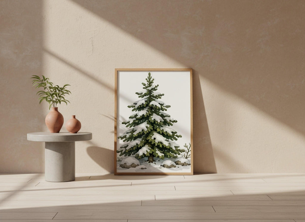 Watercolor Pine Tree Clipart Bundle, Woodland Evergreen Graphics (Digital Download), Excellent Gift!
