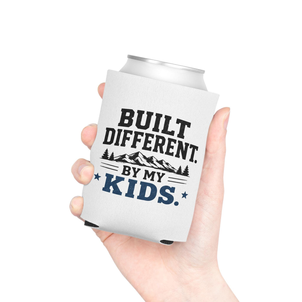 Built Different Can Cooler | Mountain Dad Humor Koozie, Excellent Gift!