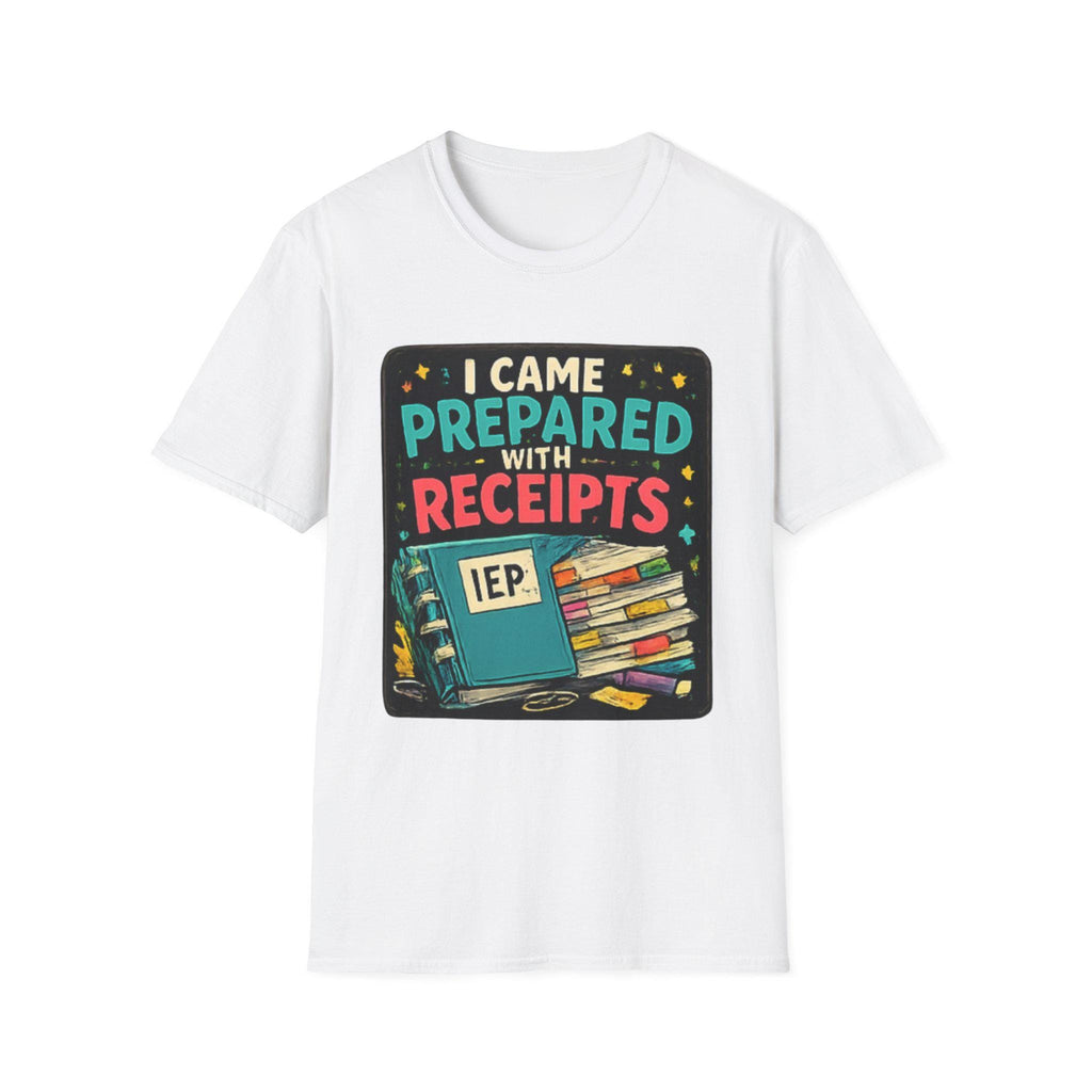 I Came Prepared With Receipts T-Shirt | Funny Accountant Bookkeeper Tee