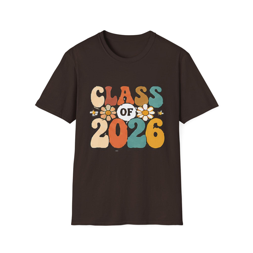 Class of 2026 Retro Flowers T-Shirt | Graduation Tee