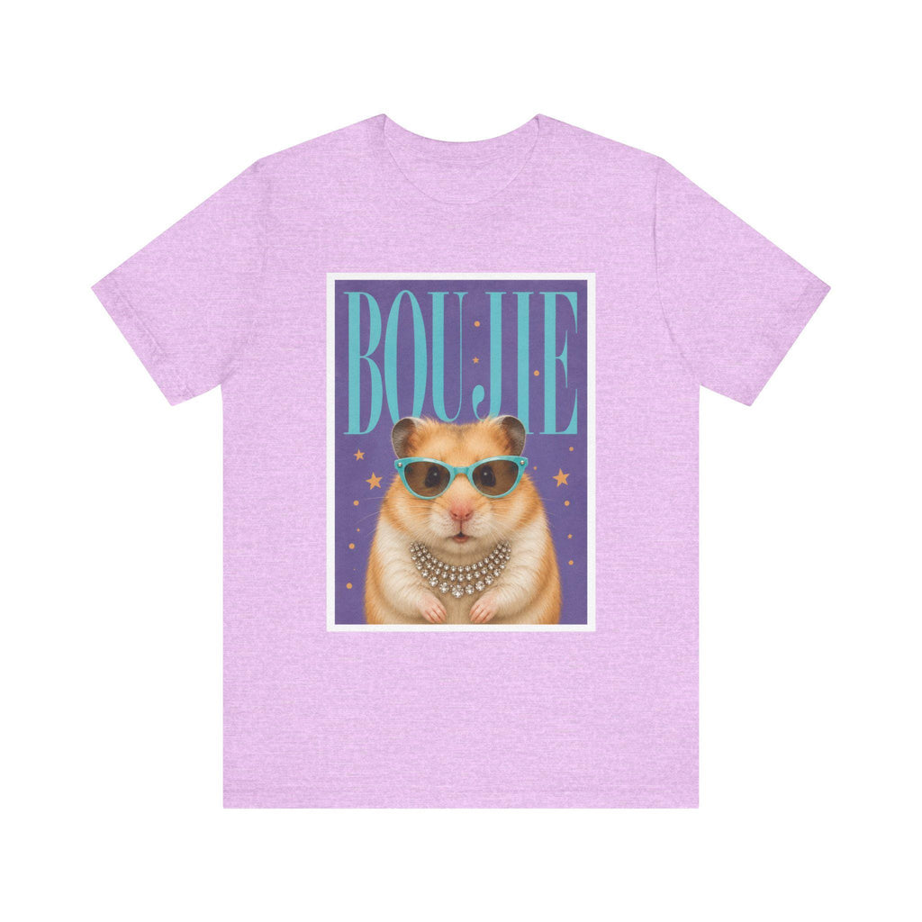 Boujie Hamster Portrait T-Shirt | Pampered Rodent Graphic Tee, Excellent Gift!
