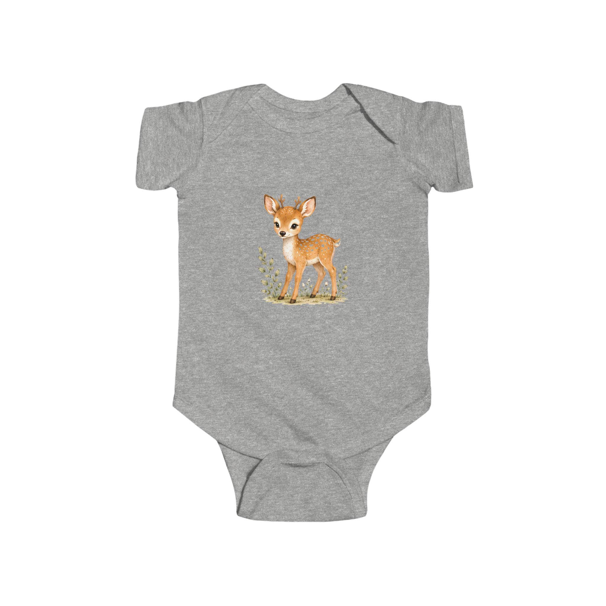 Woodland Fawn Onesie | Watercolor Deer Infant Outfit, Excellent Gift!