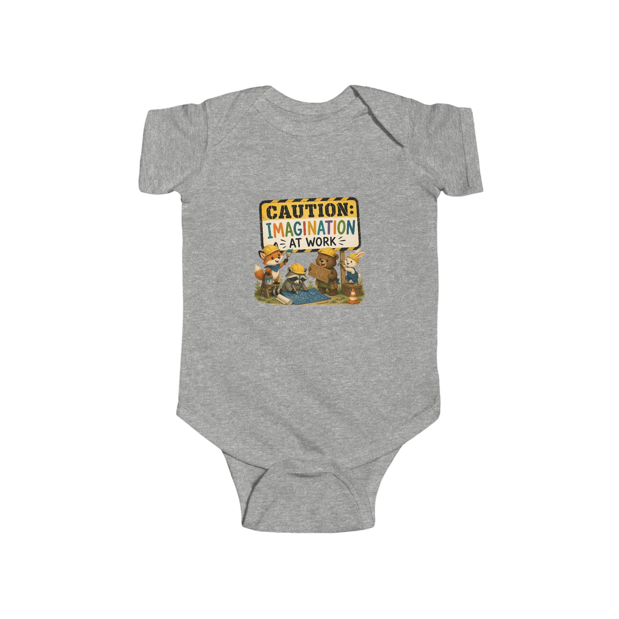 Infant Bodysuit | Woodland Animals Imagination Design, Combed Cotton, Excellent Gift!