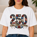 250th Anniversary Patriotic Floral T-Shirt | Stars Stripes Freedom Graphic Tee, Excellent Gift!