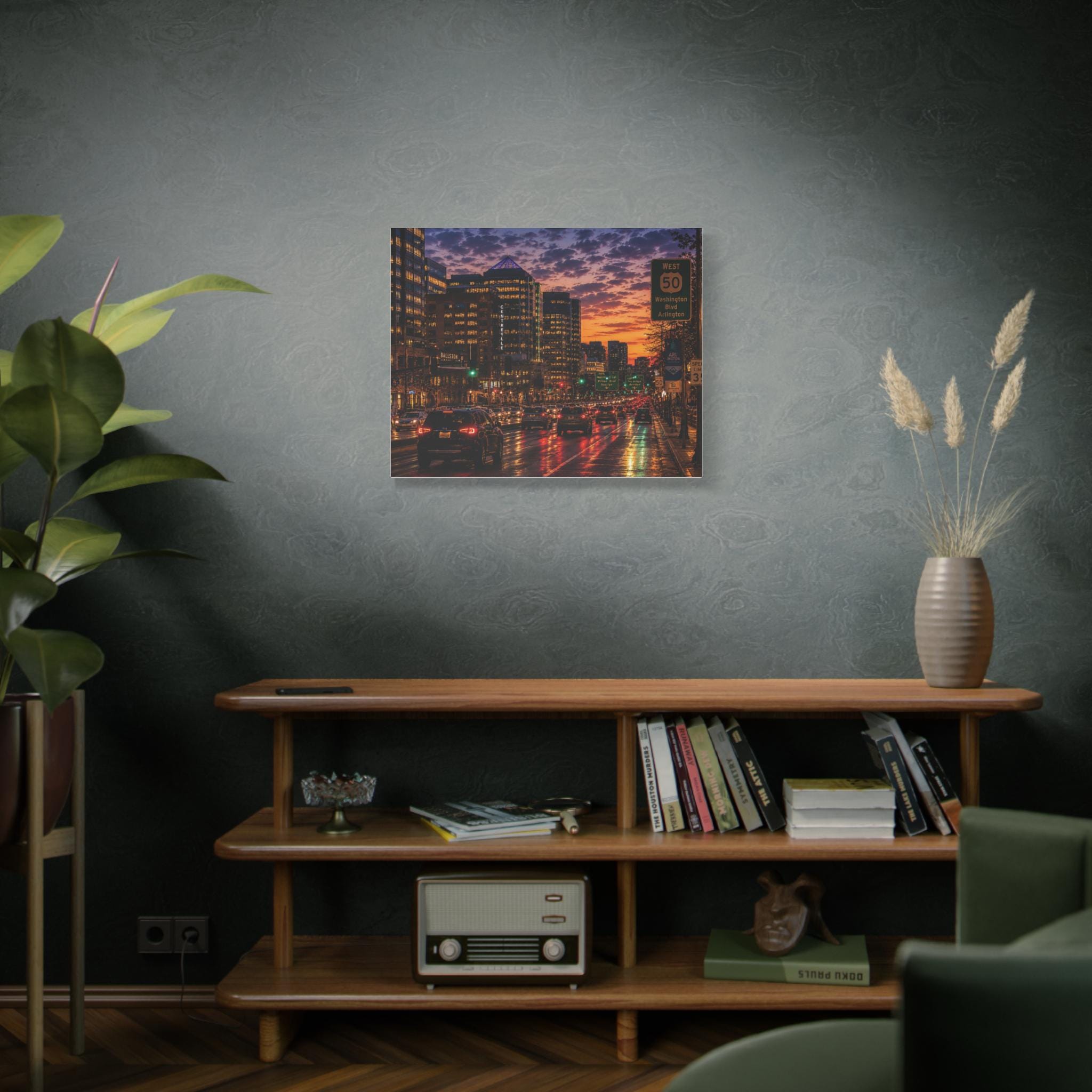 Arlington VA Sunset Cityscape Print | Ballston Skyline (Digital Download) 250th Anniversary, Father's Day Gift, Excellent Gift!