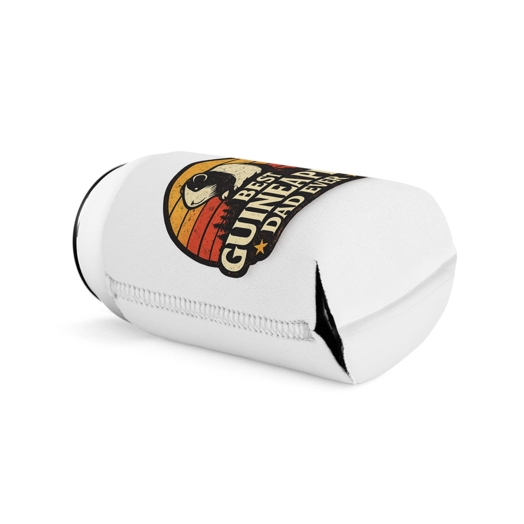Retro Guinea Pig Dad Can Cooler Sleeve | Neoprene Drink Holder, Excellent Gift!