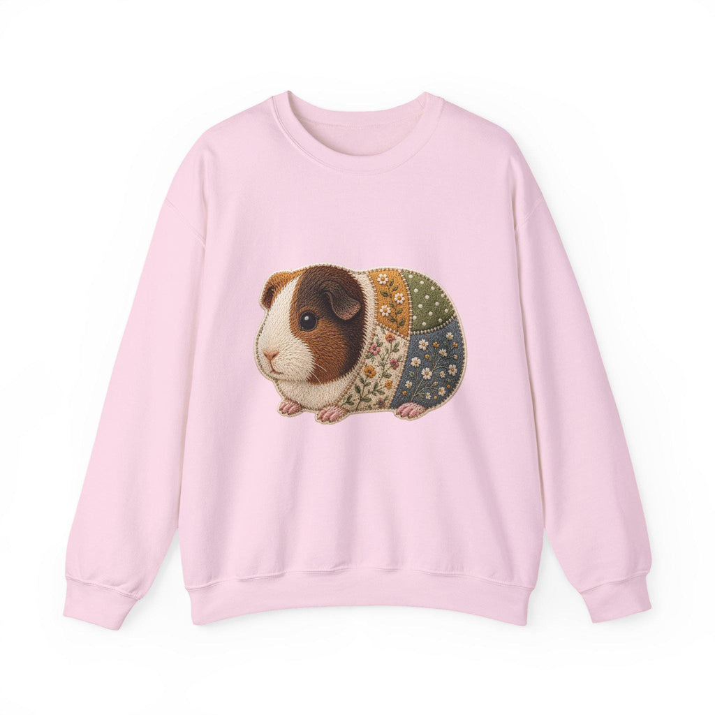 Patchwork Guinea Pig Sweatshirt | Quilted Animal Crewneck, Excellent Gift!