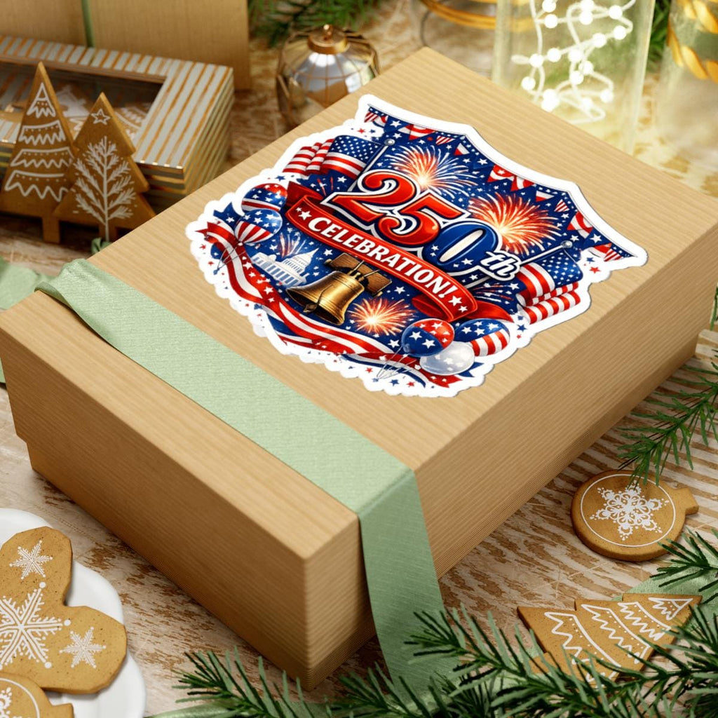 250th Celebration Sticker | Patriotic Fourth of July Kiss-Cut