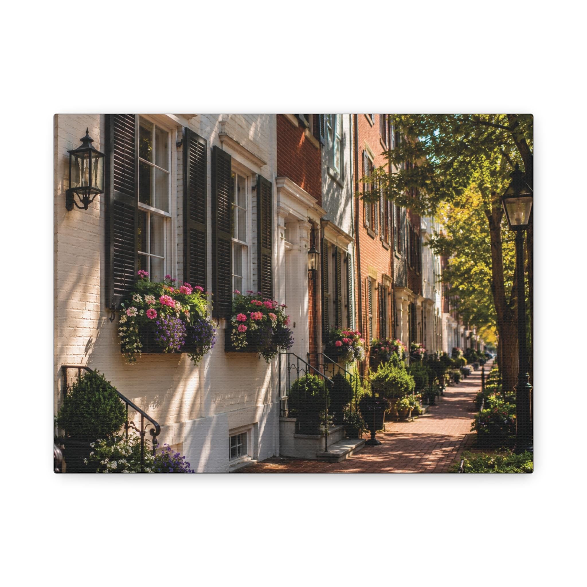 Old Town Alexandria Rowhomes Print | Historic Virginia Architecture (Digital Download), Excellent Gift!