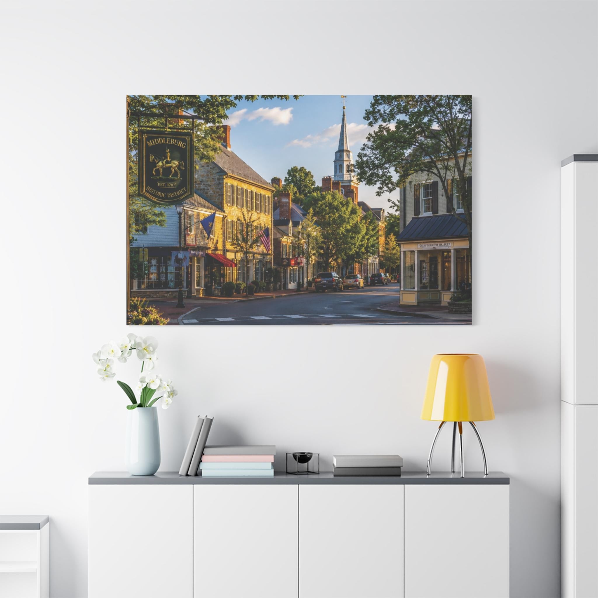 Middleburg Virginia Historic District Print | Loudoun Horse Country Art (Digital Download), Excellent Gift!