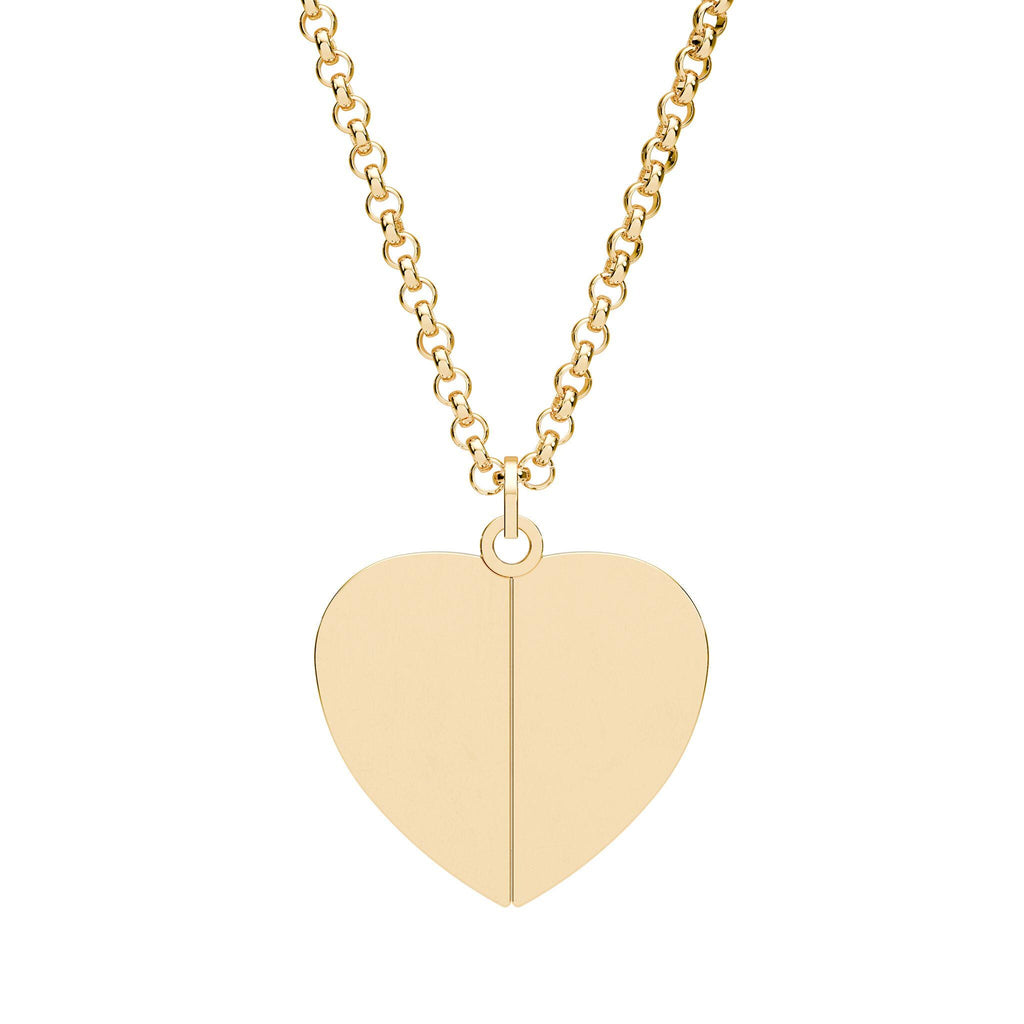 Push Present Hidden Message Heart Necklace, Engraved Heart Locket Necklace