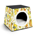Guinea Pig Lemon Blueberry Space Capsule Pet Bed, Cozy Hideout Cage Accessory