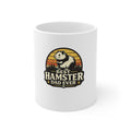 Retro Sunset Hamster Dad Mug | 11oz Ceramic Pet Parent Gift, Excellent Gift!