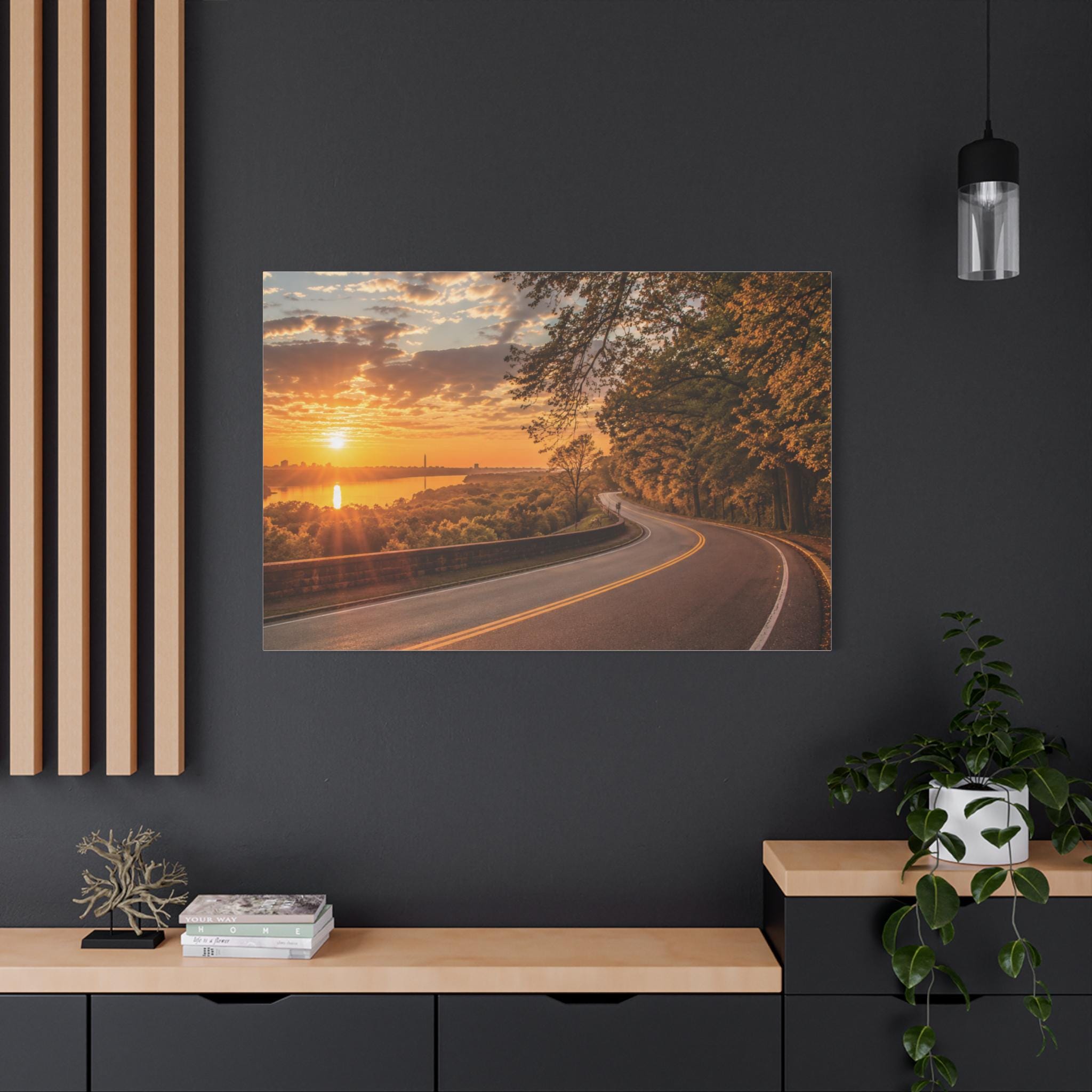 Virginia Country Road Autumn Landscape Print | Winding Road Fall Foliage (Digital Download), Excellent Gift!