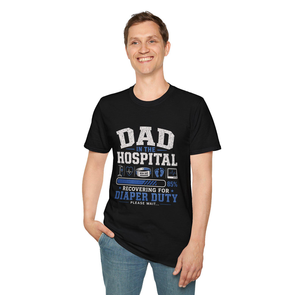 NEW Dad in the Hospital T-Shirt | Recovering from Diaper Duty