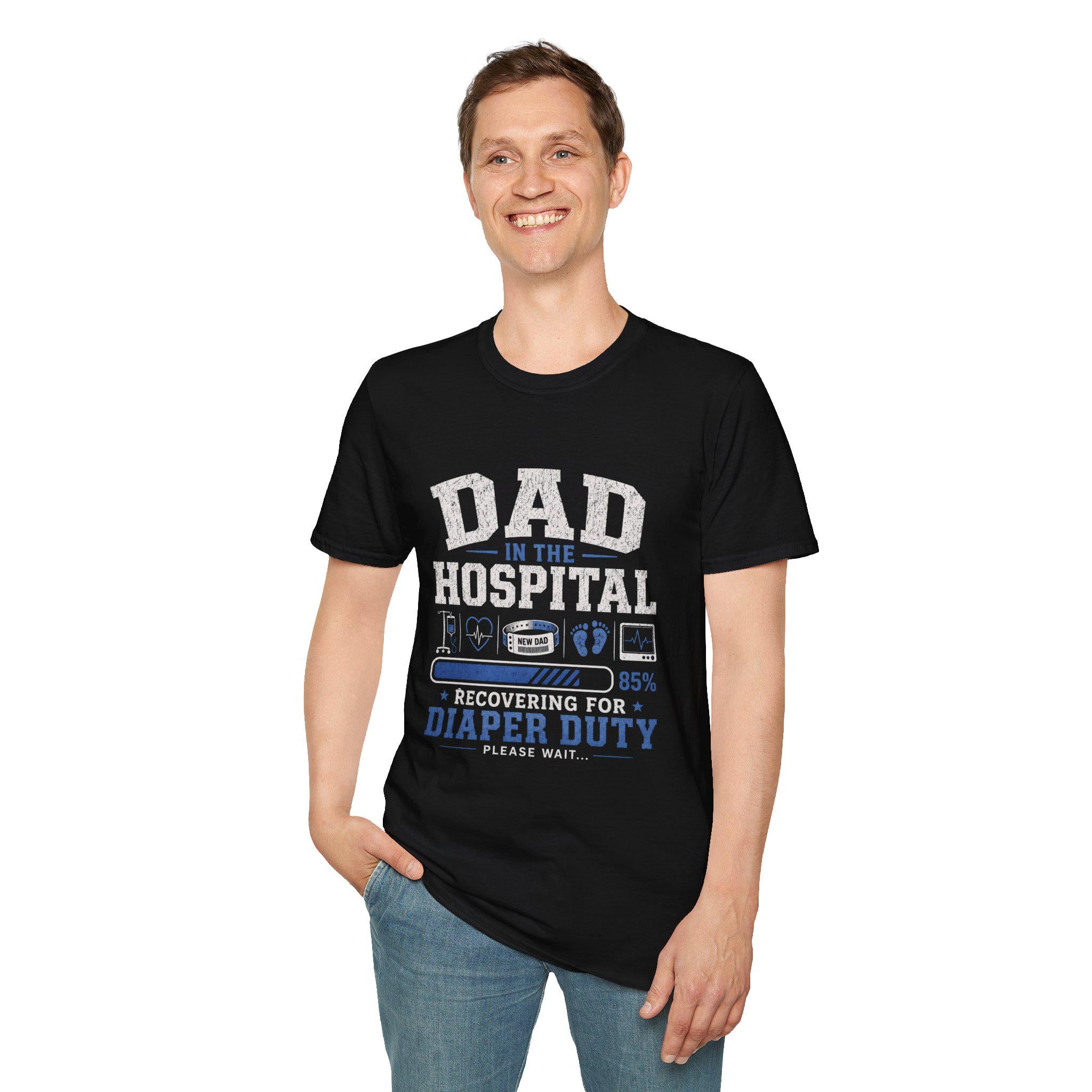 NEW Dad in the Hospital T-Shirt | Recovering from Diaper Duty