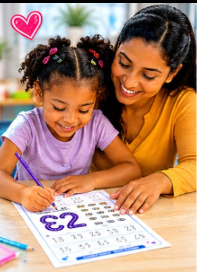 Number Tracing Worksheets 0–51 Printable, 71 Page Preschool Number Workbook, Pre-K Counting Activities PDF