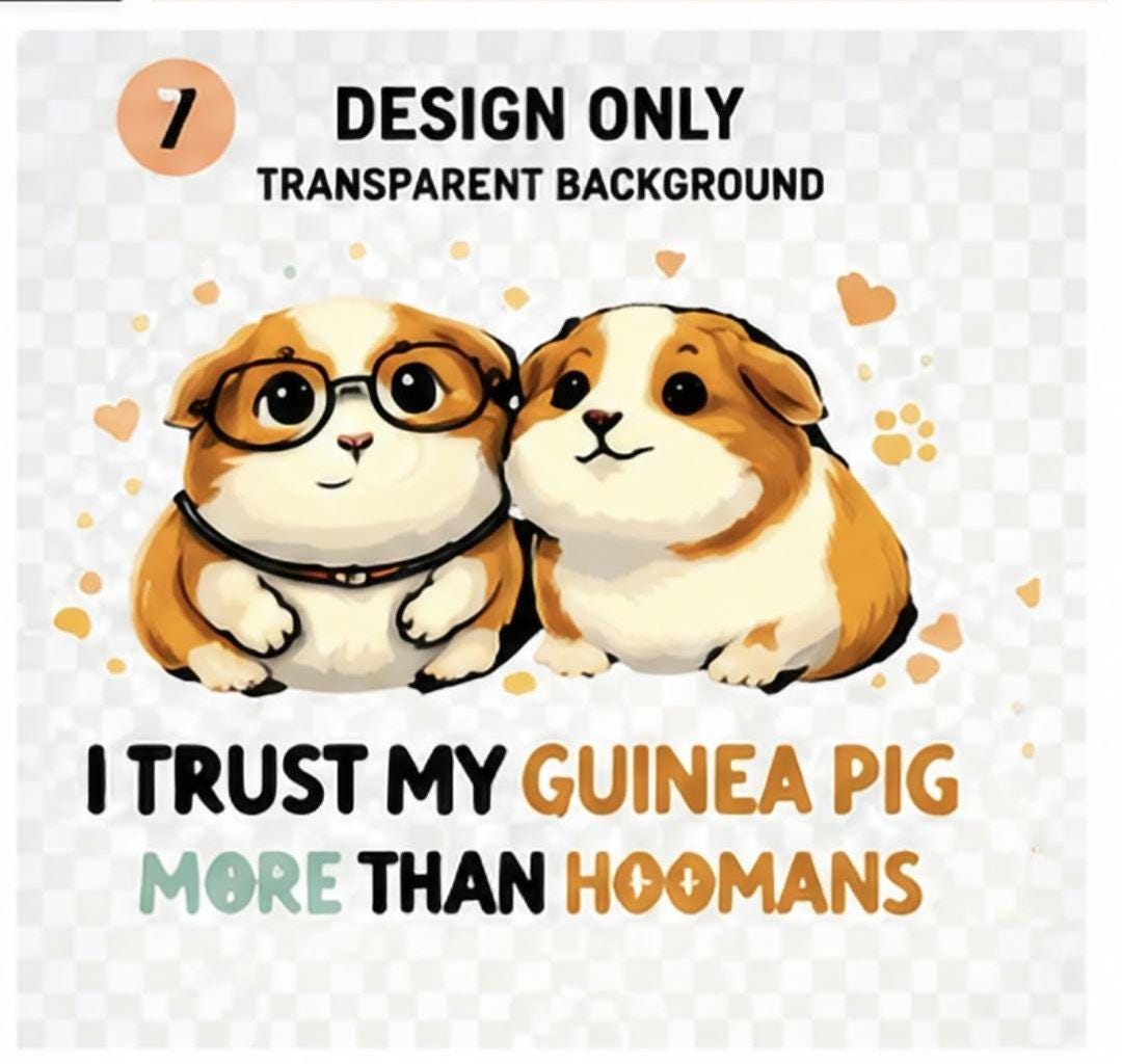 Love Guinea Pigs More Than Hoomans T-Shirt, Funny Guinea Pig Mom Tee, Cavy Lover Gift