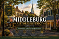 Middleburg Virginia Historic District Print | Loudoun Horse Country Art (Digital Download), Excellent Gift!