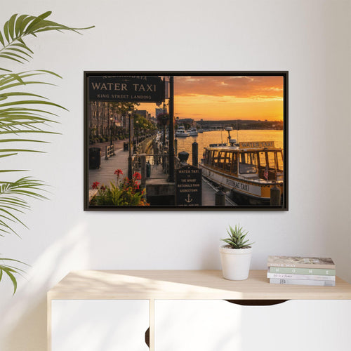 Alexandria VA Harbor Water Taxi Sunset Art (Digital Download) King Street Landing Waterfront Scene, Excellent Gift!