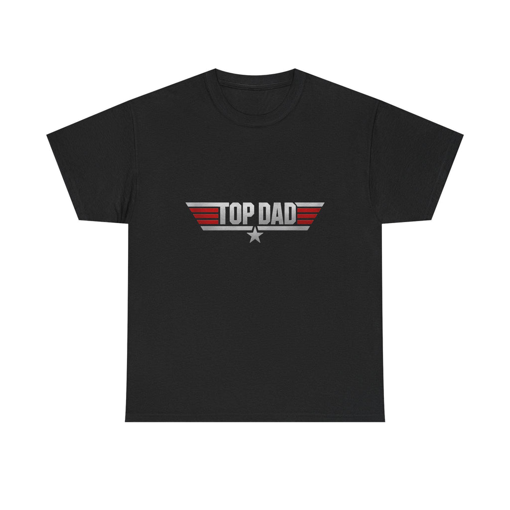 Top Dad retro wings Tee | Father graphic shirt, military star logo, Excellent Gift!