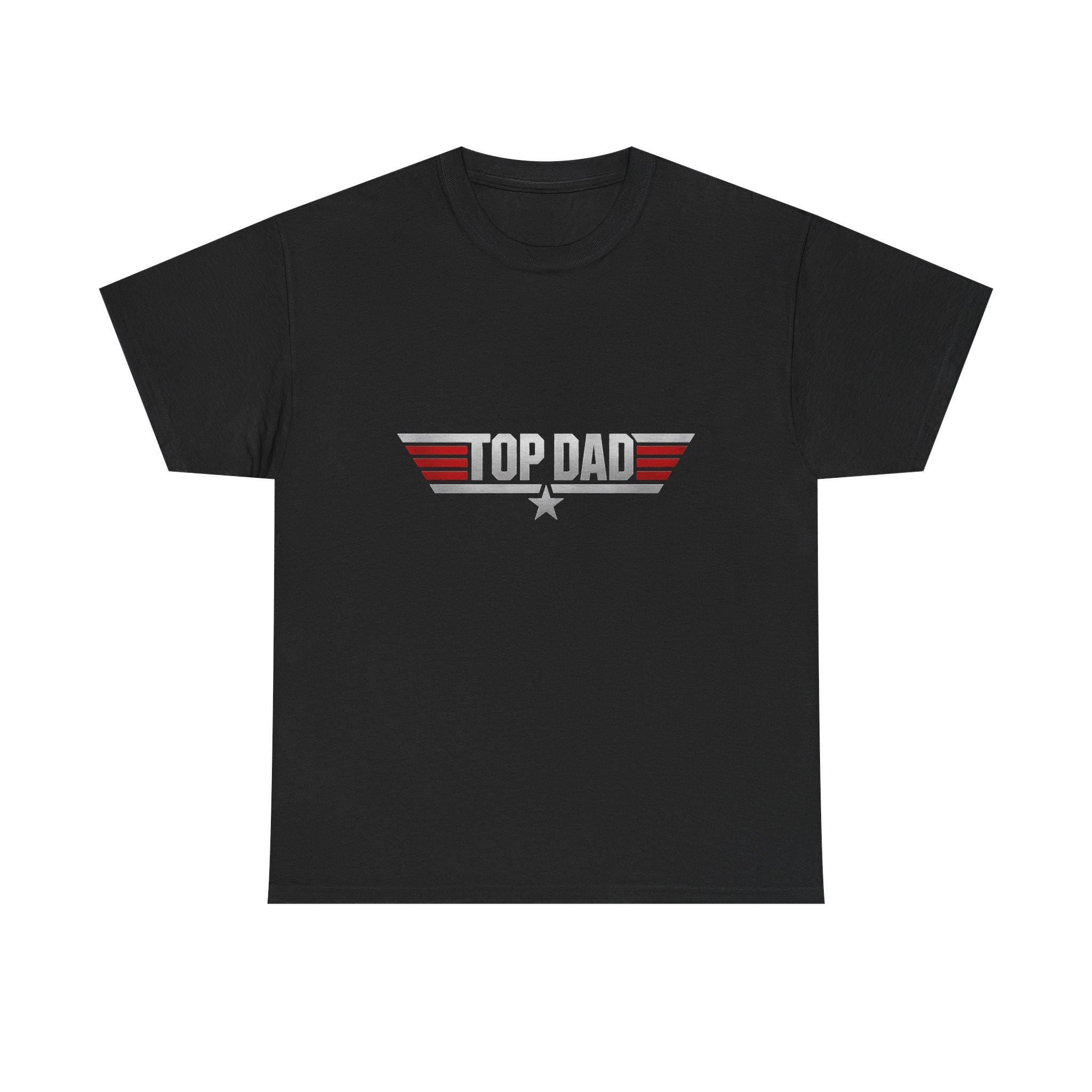 Top Dad retro wings Tee | Father graphic shirt, military star logo, Excellent Gift!
