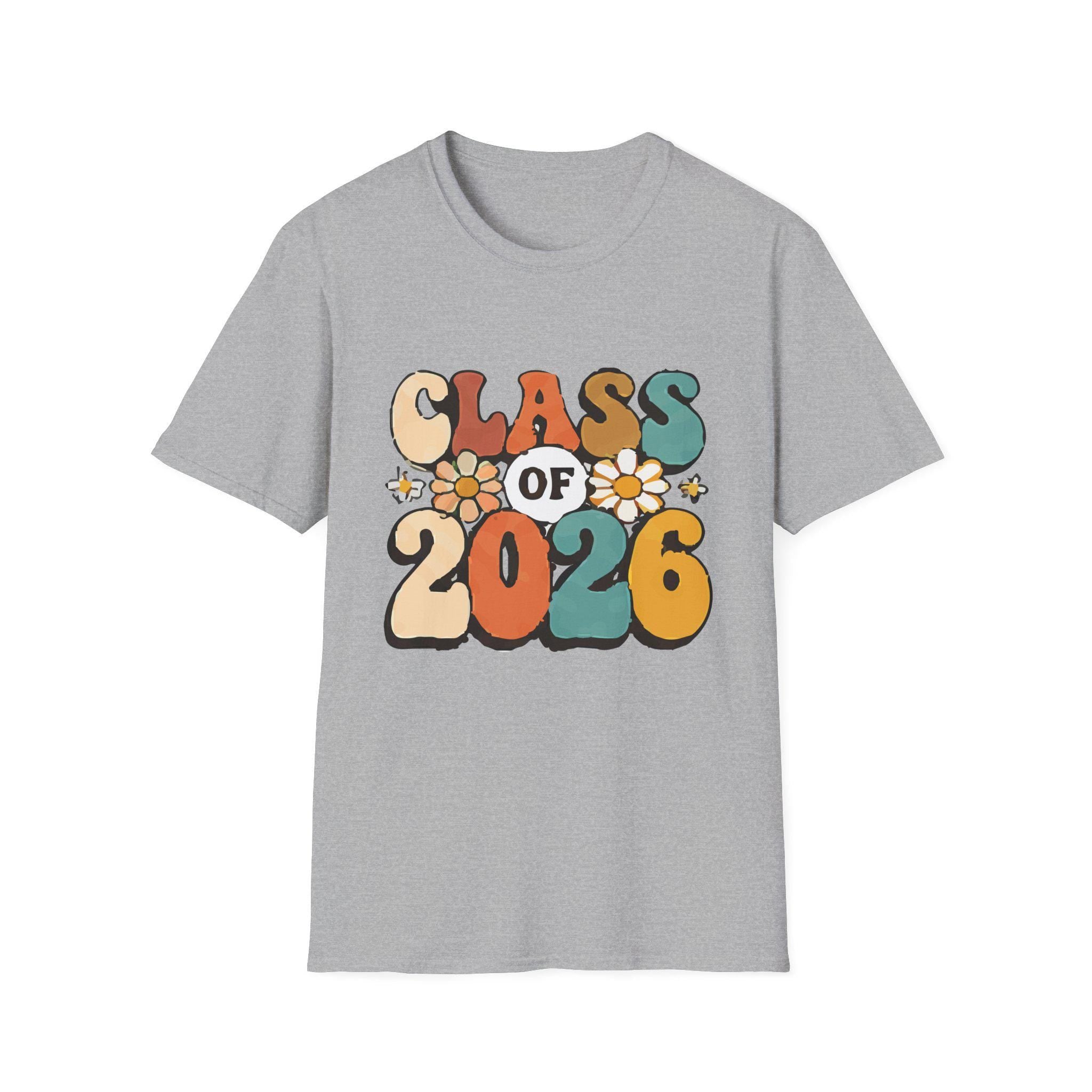 Class of 2026 Retro Flowers T-Shirt | Graduation Tee 250th Anniversary, Father's Day Gift, Excellent Gift!