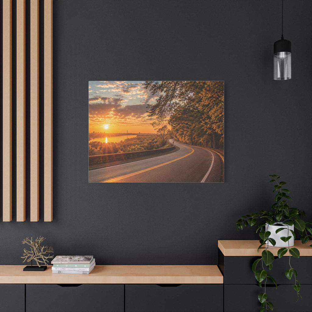 Virginia Country Road Autumn Landscape Print | Winding Road Fall Foliage (Digital Download), Excellent Gift!
