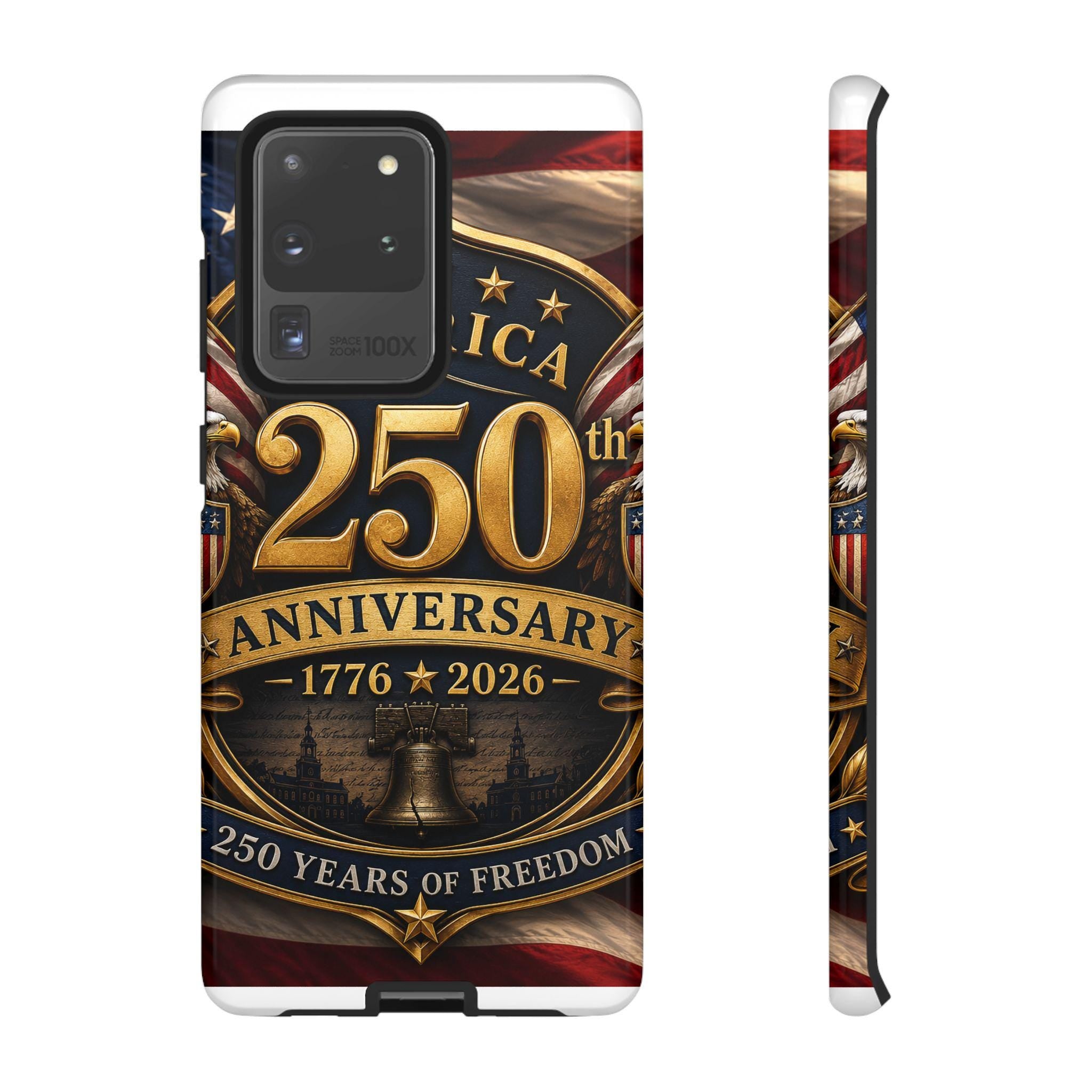 250th Anniversary 1776-2026 Patriotic Phone Case | USA Liberty Emblem, Excellent Gift!