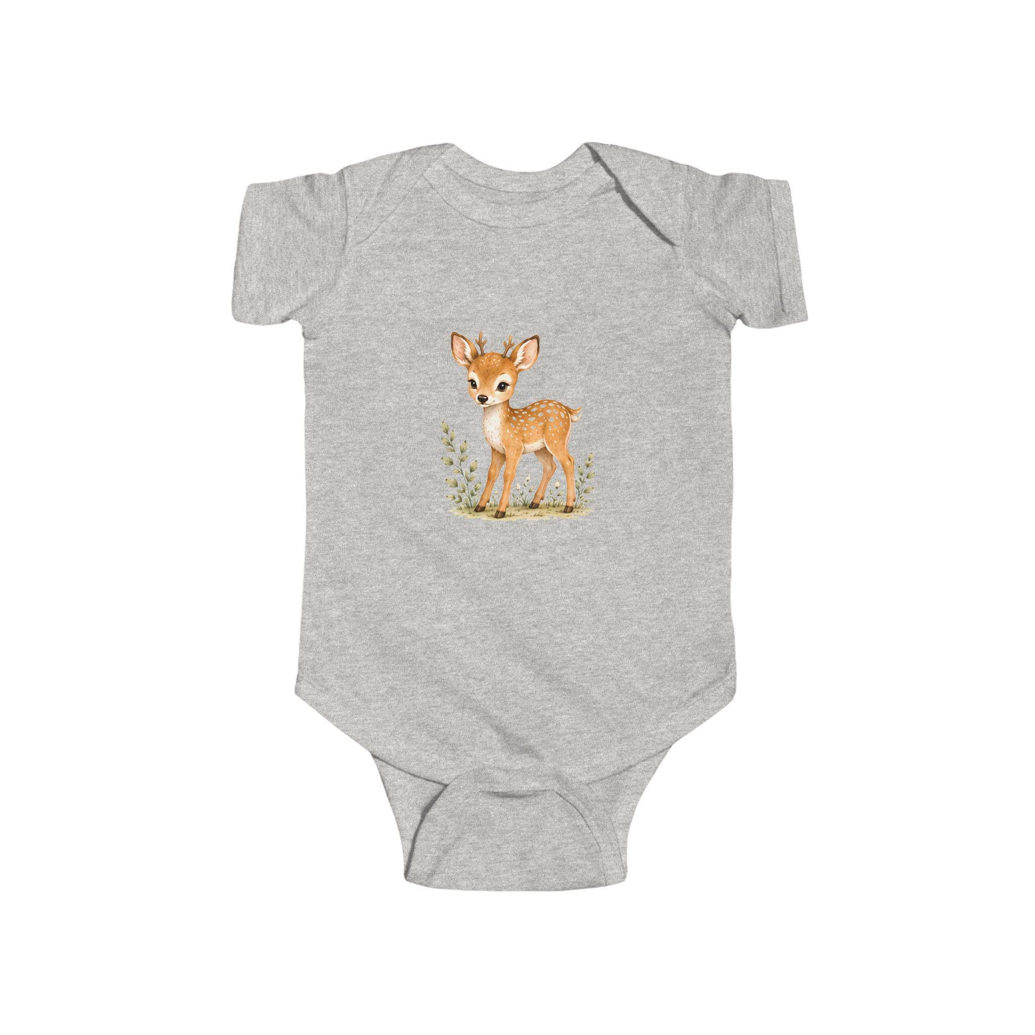Woodland Fawn Onesie | Watercolor Deer Infant Outfit, Excellent Gift!