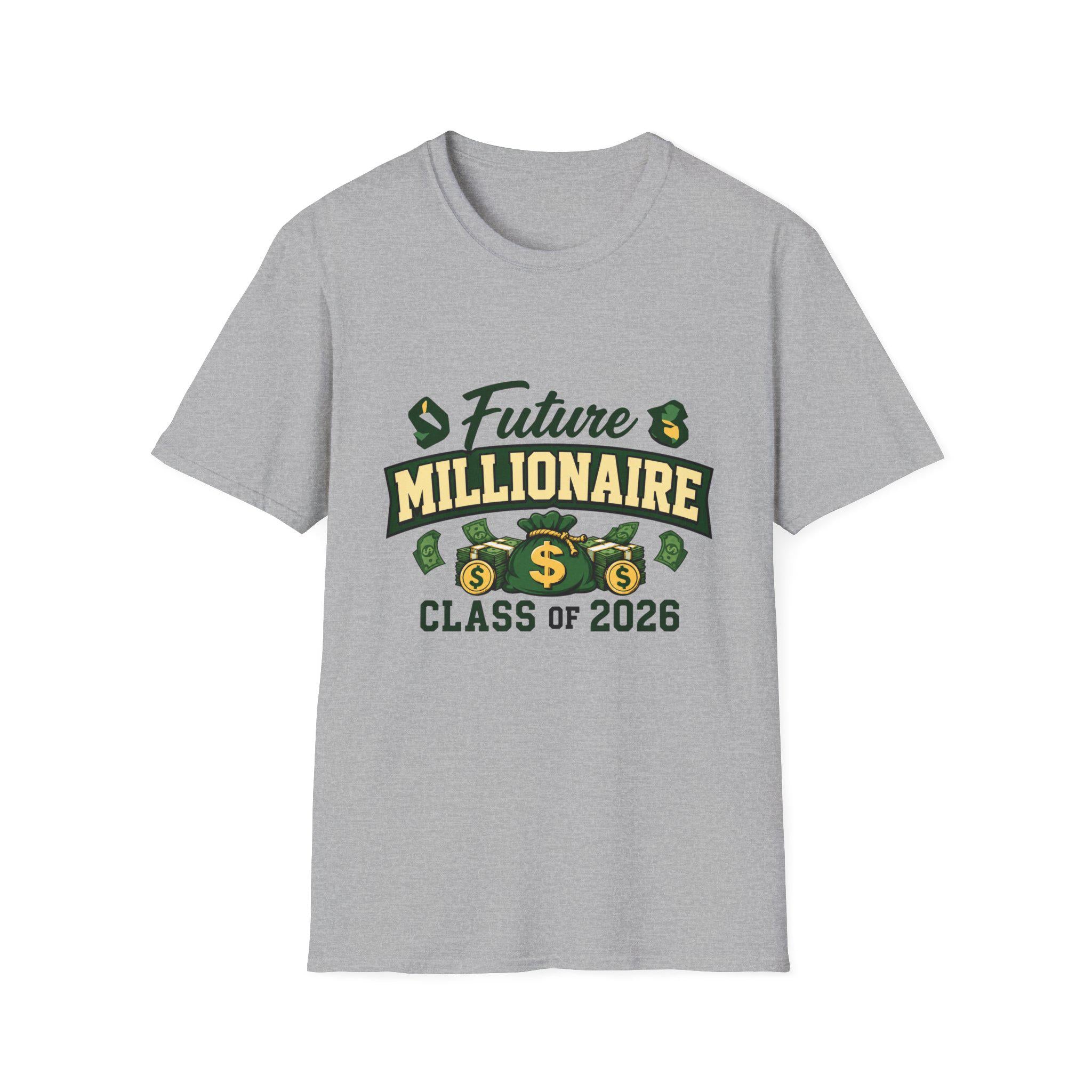 Future Millionaire T-Shirt | Class of 2026 graduation money design