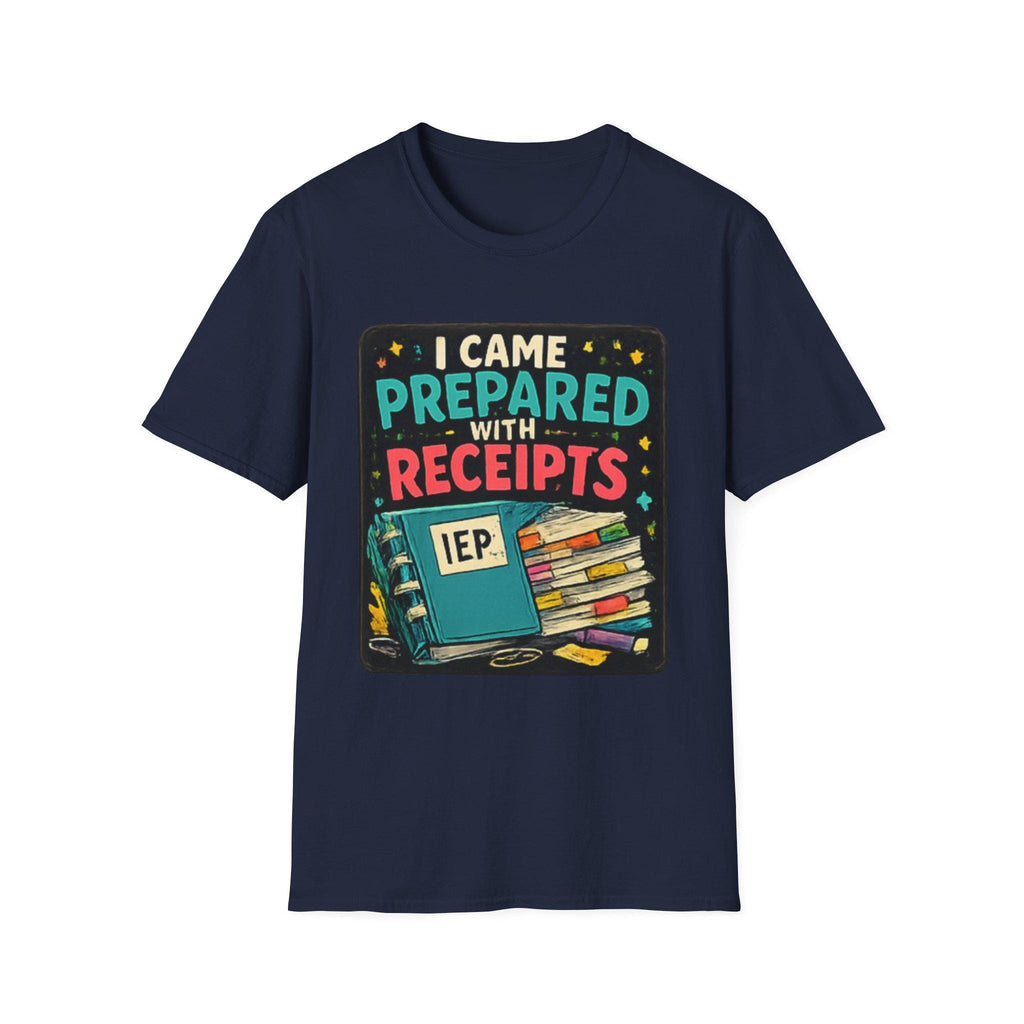 I Came Prepared With Receipts T-Shirt | Funny Accountant Bookkeeper Tee