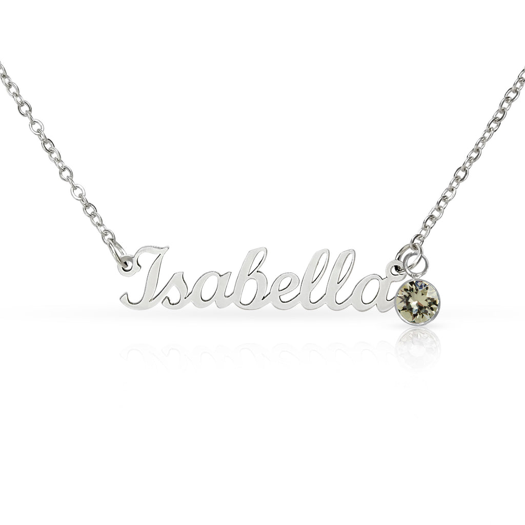 Push Present for New Mom, Custom Baby Name Necklace with Birthstone, Personalized New Baby Gift, Mama Jewelry