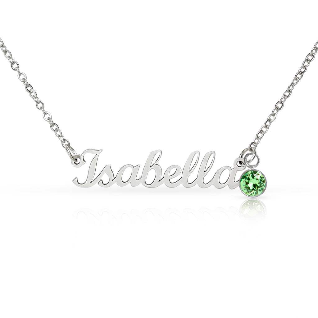 Push Present for New Mom, Custom Baby Name Necklace with Birthstone, Personalized New Baby Gift, Mama Jewelry