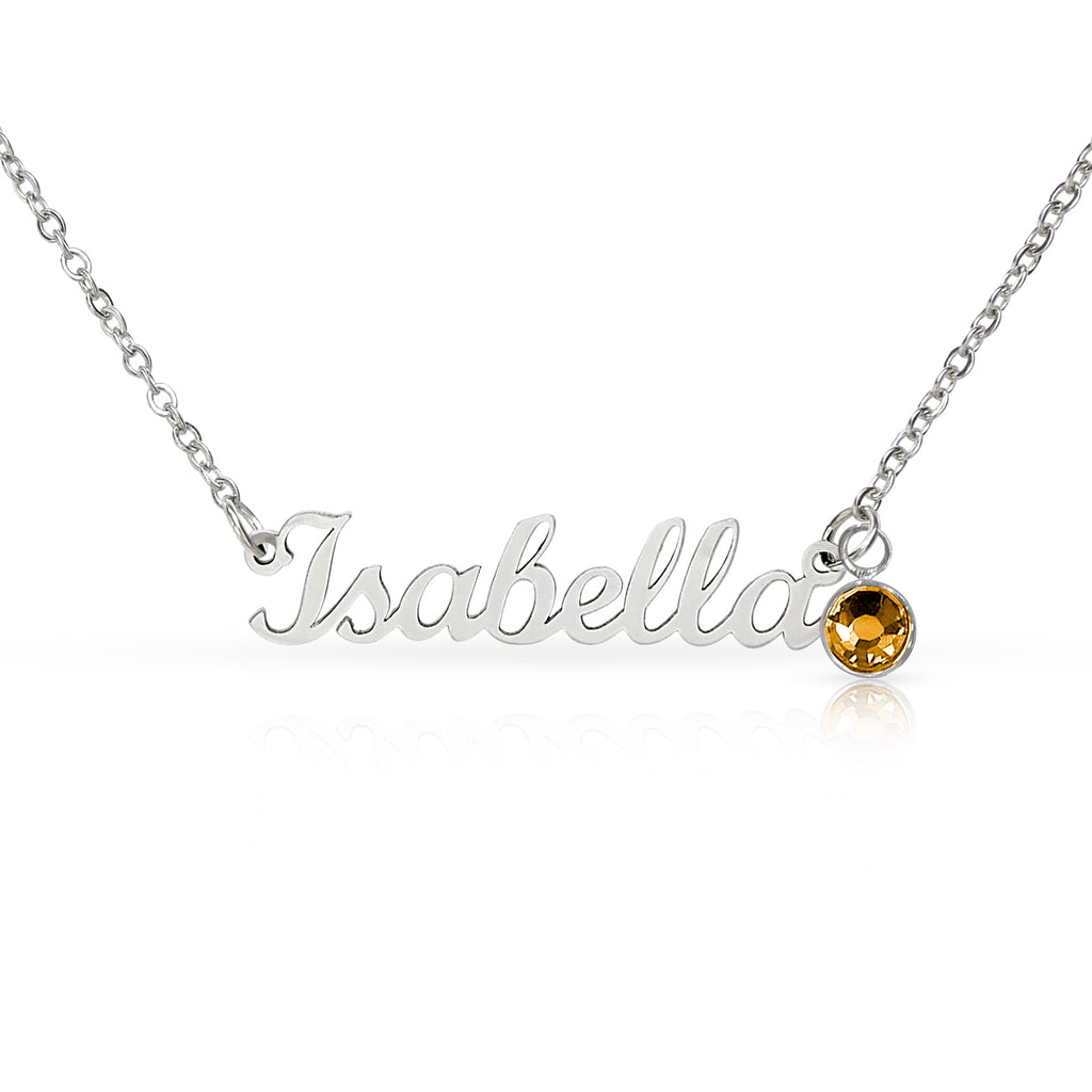Push Present for New Mom, Custom Baby Name Necklace with Birthstone, Personalized New Baby Gift, Mama Jewelry