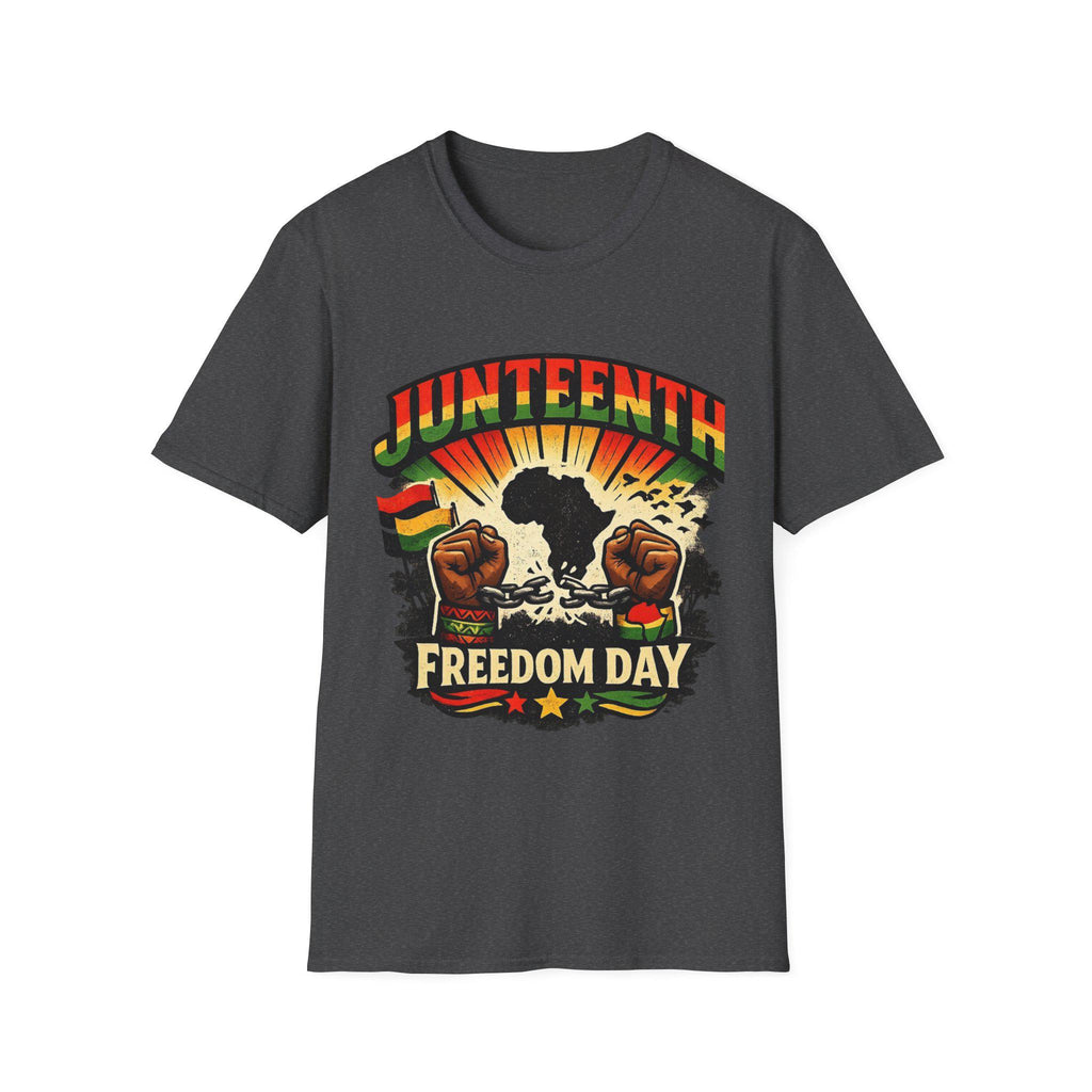 Juneteenth Freedom Day T-Shirt | African Fist, Pan-African Colors