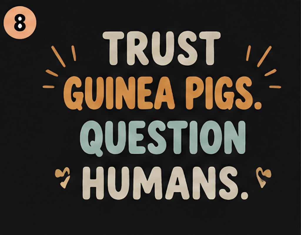 Funny Guinea Pig T-Shirt, Cavy Lover Pet Mom Tee, 100% Cotton Shirt