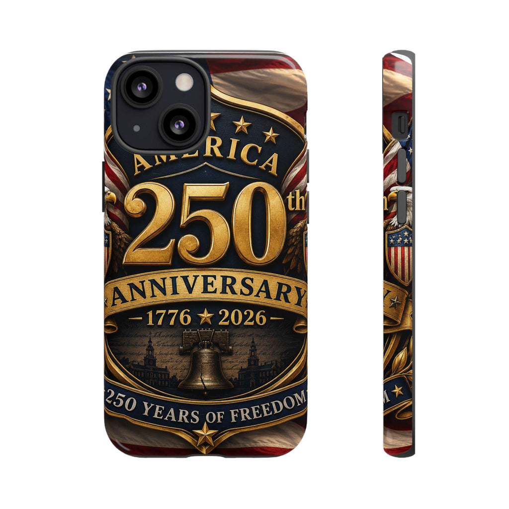 250th Anniversary 1776-2026 Patriotic Phone Case | USA Liberty Emblem, Excellent Gift!
